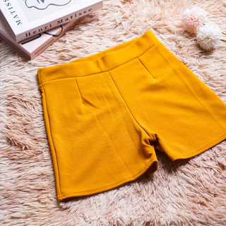 🔥กางเกงแฟชั่นเอวสูง🔥SANO เอวยางยืด เนื้อผ้าใส่สบายผ้าหนาไม่บาง ขาสั้นเอวสูง แบบสวม