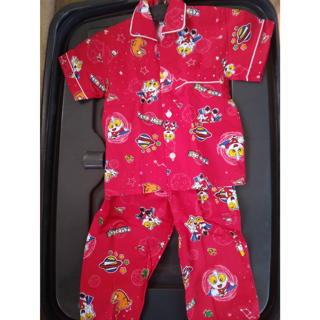 ชุดนอน p+p เด็กอายุ 1 - 2 ปี แขนสั้นขายาวผ้าคอตตอล