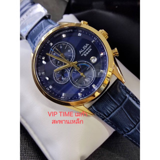 นาฬิกา ALBA Chronograph สายหนัง รุ่น AM3432X1 AM3432X AM3432