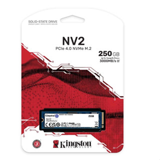 Kingston 250GB NV2 M.2 2280 PCIe 4.0 x4 NVMe SSD(รับประกัน3ปี)