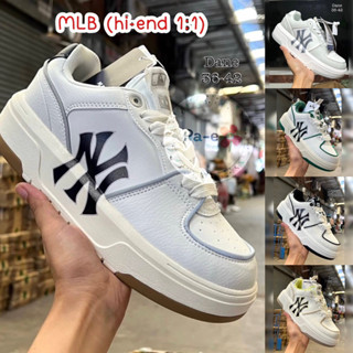 MLB Chunky Liner Low NY งานเทียบแท้💯/ B Boston &lt;&lt;Reflect&gt;&gt; รองเท้าผ้าใบ รองเท้าลำลอง สีขาว สีครีม สีเทา สีน้ำตาล