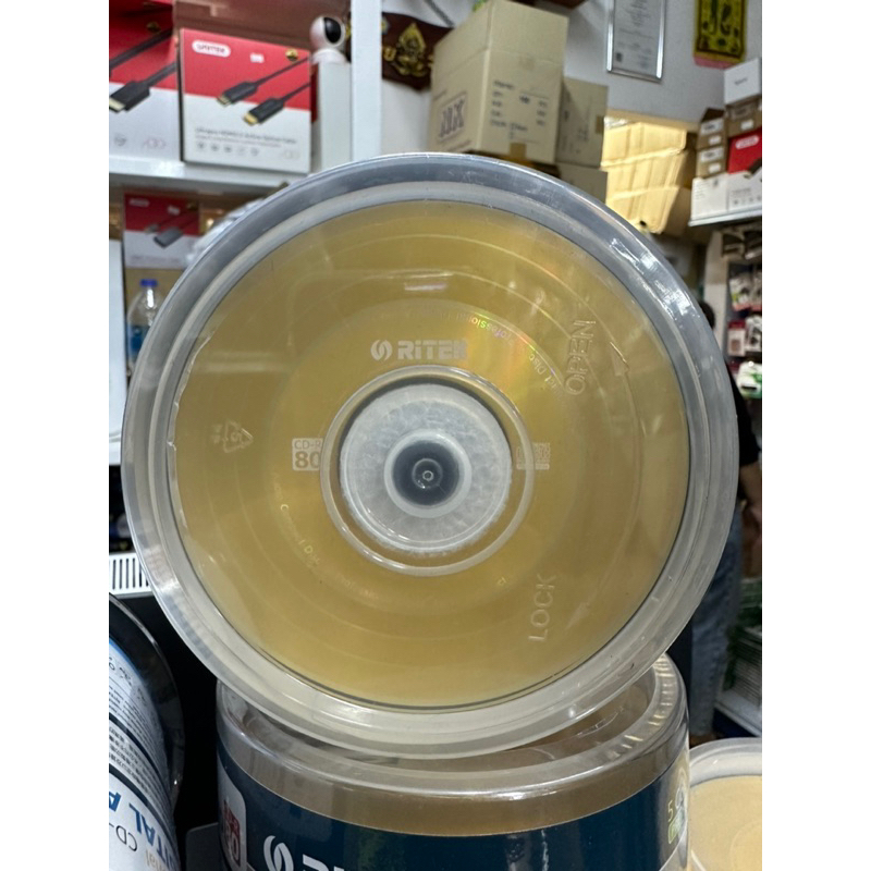 CD-R AUDIO RITEK  ขนาดความจุ 700MB. แพ็ค 50 แผ่น