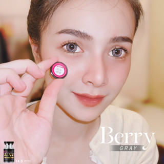 ร้านเลนส์สวยคอนแทค Wink รุ่น Berry สีGray นำเข้าจากเกาหลี มี อย.มีค่าสายตาและปกติ(แฟชั่นสุดHit ขายดี)