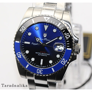 นาฬิกา Olym pianus Automatic submariner sapphire 899832AG-423 Gen II BATMAN  หน้าทูโทน