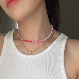 Pink Parade necklace