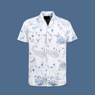 Hybrid Shirt Men ไฮบริดเสื้อเชิ๊ตผู้ชายแขนสั้น สีขาว(White)MSS-403-WH