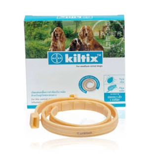 Kiltix ปลอกคอกำจัดเห็บหมัด (sizeM) Exp.28/10/2024