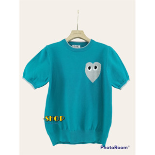 เสื้อเพย์ แขนสั้น ไหมพรม ฟรีไชส์ S M L