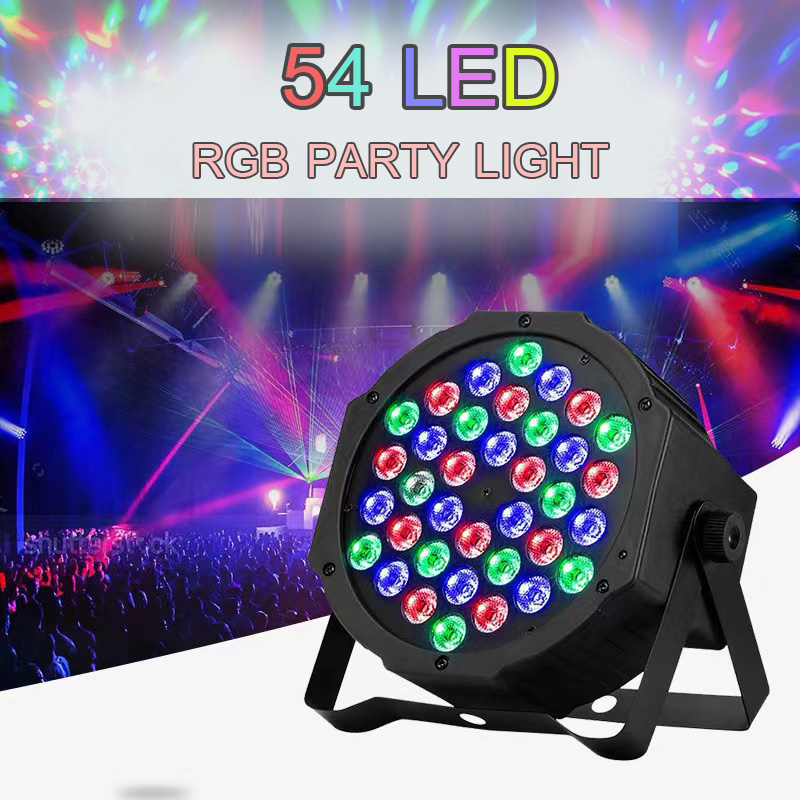 ไฟเธค ไฟพาร์ 54 LED ไฟดิสโก้ ไฟพาร์LED PAR LED60W 54LED PARTY Flat Stage Light /1846