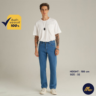 Mc Jeans กางเกงยีนส์ผู้ชาย ทรงกระบอกขาตรง (Straight) สียีนส์อ่อน MAIP179