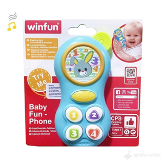 [ใช้ 2 โค้ดลดเพิ่ม] Baby Fun Phone โทรศัพท์ของเล่นสำหรับเด็ก