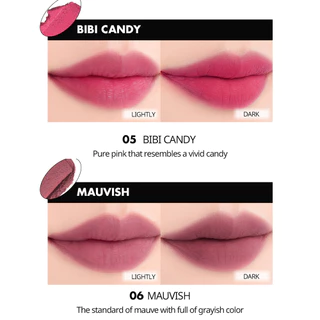 [rom&nd official] rom&nd Blur Fudge Tint / ลิปสติก ลิปเกาหลี ของแท้ 100% ส่งตรงจากเกาหลี (11 สี)