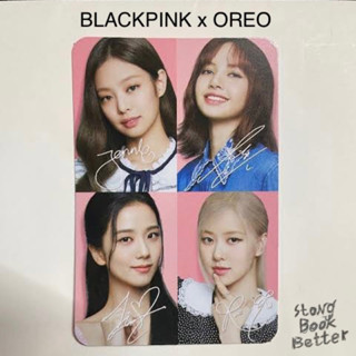 [ พร้อมส่ง ] 🖤💗 blackpink oreo photo card การ์ดสะสม รูปรวม NO.10 ลิซ่า เจนนี่ โรเซ่ จีซู LISA JENNIE ROSE’ JISOO