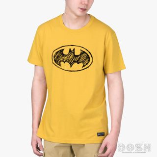 DOSH MENS T-SHIRTS BATMAN เสื้อยืดคอกลมแขนสั้น ผู้ชาย FBMT5288-YM