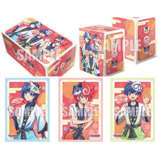 Bushiroad Sleeve &amp; Deck Holder V3 &amp; Short Storage Cardfight!! Vanguard : Sendou Aichi, Shindou Chrono, Kondo Yu-yu