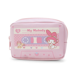 กระเป๋า Sanrio Pouch Cassette Style แบบ My Melody ทำจากหนัง PU ด้านในมีแถมลูกอม (หมดอายุ 9/2023)