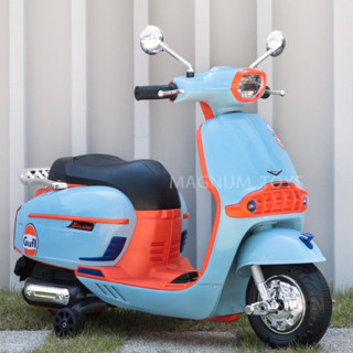 🛵Longjia x Victoria Gulf Oil Edition (✨ไฟหน้า LED | 2 Motors l 2 Battery✨) รถแบตเตอรี่เด็กขายดี : KIDs CAR