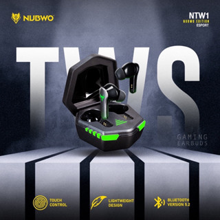 Nubwo NTW1 Gaming Earphone Wireless หูฟังเกมมิ่งไร้สายพร้อมไฟแสดงสถานะ