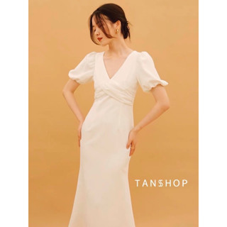 TANSSHOP - WHITE DANIA DRESS #D1090