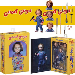 พร้อมส่งจากไทย ตุ๊กตา ชัคกี้ Chucky cult โมเดลฟิกเกอร์ Good Guys Ultimate Chucky ของเล่นสะสม ขนาด 10 ซม คลั่งฝังหุ่น