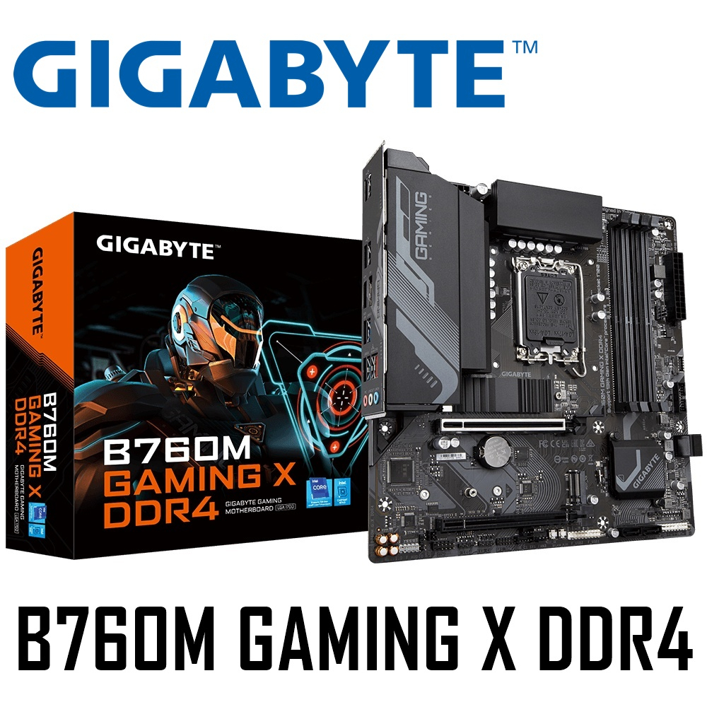 เมนบอร์ด Gigabyte B760 Gaming X DDR4 สำหรับเกมเมอร์