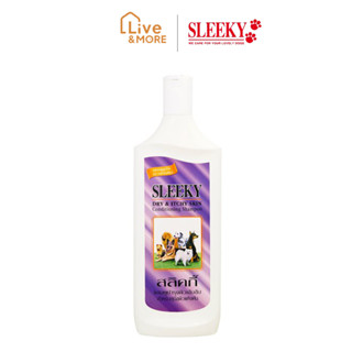 SLEEKY SHAMPOO DAY สลิคกี้ แชมพูบำรุงผิวเข้มข้นสำหรับสุนัขผิวแห้งคัน SKINAND ITCH 350 CC.