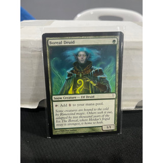 การ์ด MTG Boreal Druid Green EDH Magic the gathering รุ่น Cold snap สภาพ Ex-Nm