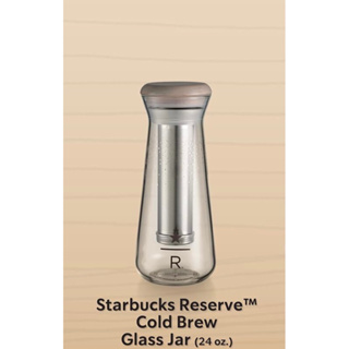 [ของแท้ 100%] Starbucks Reserve Cold Brew Glass Jar (24oz.)