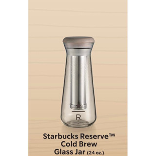 [ของแท้ 100%] Starbucks Reserve Cold Brew Glass Jar (24oz.)