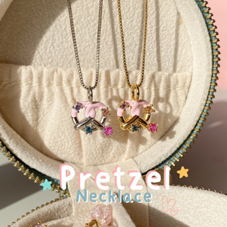 Pretzel necklace สร้อยคอจี้ Pretzel