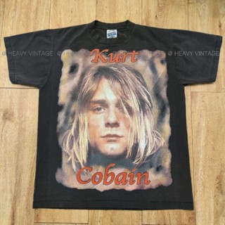 KURT COBAIN NIRVANA BOOTLEG เสื้อวง เสื้อทัวร์ ฟอกเฟดสวยๆ