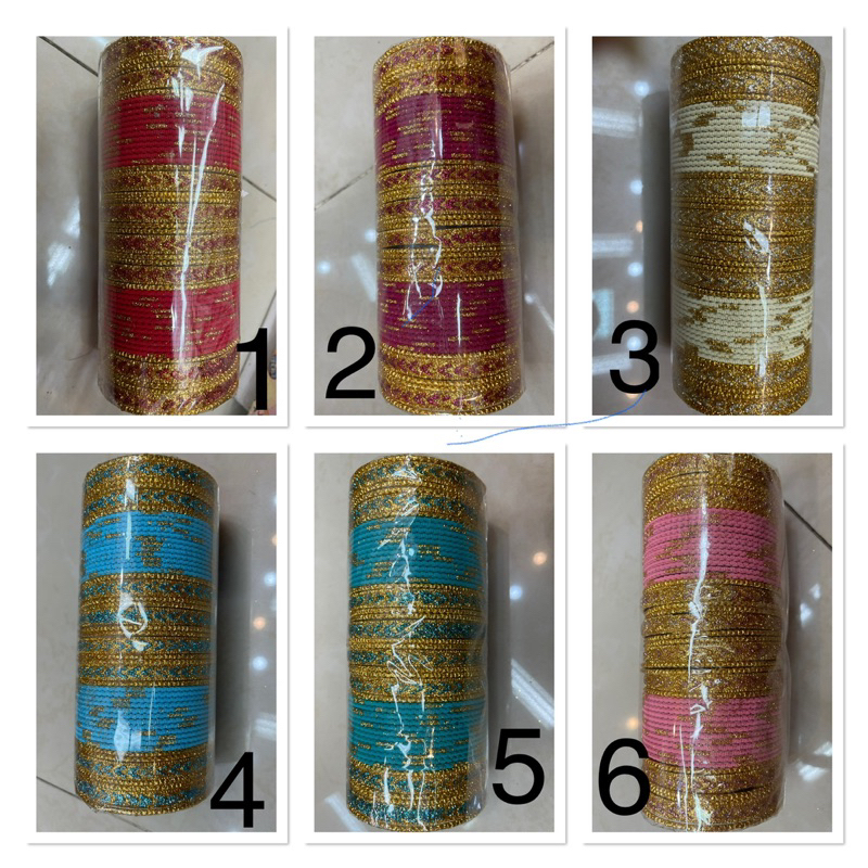 Bangles india แรง กำไลเซ็ตงานนำเข้าจากอินเดีย bangles