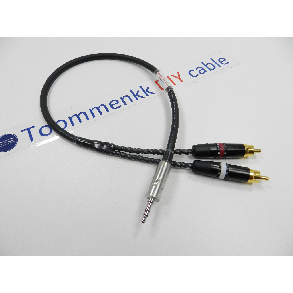 สายสัญญาณเสียง Mogami 2534 AUX Mini3.5 Furukawa ชุบโรเดียม to Rca Rean/Neutrik
