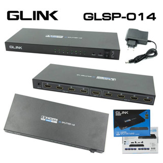 HDMI Splitter 1X8 ตัวแยก สายสัญญาณ เข้า 1 ออก 8 Full HD 3D Video 1X8 Split 1 in 8 Out Amplifier.