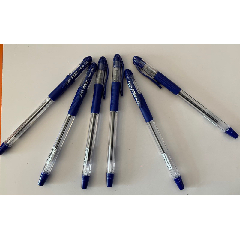 ปากกา g'soft FIZZ HI GRIP 0.38 หมึกน้ำเงิน