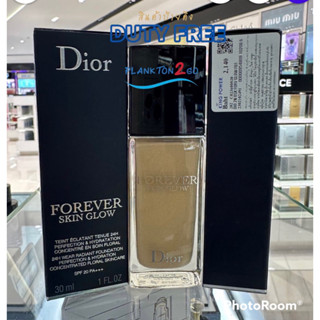 แพ๊คเก๊ตใหม่ Dior Forever Skin Glow Foundation SPF35 PA+++ 30ml ป้ายคิง ผลิต ปี 22