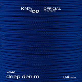 KNODD พาราคอร์ดไนลอน นำเข้าจากอเมริกา สี No.4046: Deep Denim ขนาด 4มม