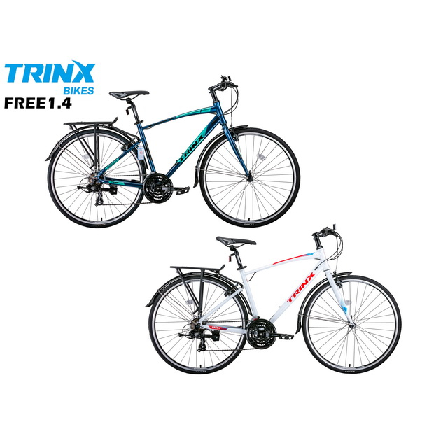 จักรยานไฮบริด TRINX FREE1.4 เฟรมอลูมิเนียม เกียร์ 21 สปีด