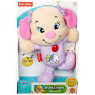 💕💕สินค้าเสริมพัฒนาการมือสองกล่อมนอนเจ้าตูบกล่อมนอน Fisher price laugh and learn night time puppy ของแท้