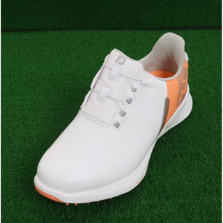 รองเท้ากอล์ฟผู้หญิง FootJoy Fuel Women Boa #92174 White / Melon / Light Grey 2023