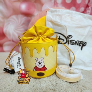 🍯❤️ Disney Pooh Plush Hunny Bag กระเป๋าหมีพูห์ถังน้ำผึ้ง #มือ1 Disney 💯% 🍯❤️