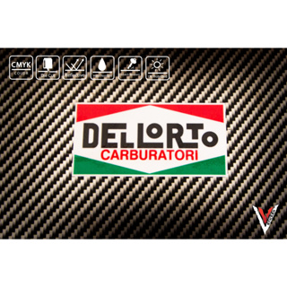 สติ๊กเกอร์ติดรถ Sticker Dellorto Carburatori 227