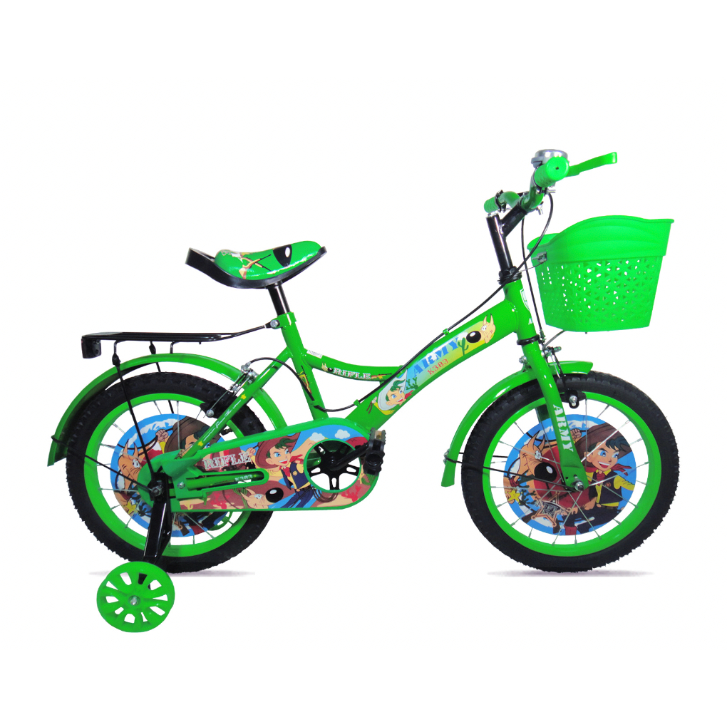 RIFLEจักรยานเด็ก ขนาด 16 นิ้ว โครงเหล็กทน แข็งแรง สำหรับเด็ก 5-7ขวบ
