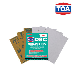 TOA DSC กระดาษทรายยูรีเทน ใช้สำหรับงานขัดแห้ง ไม้เนื้อแข็ง กระดาษทรายหยาบ กระดาษทรายขัดไม้ กระดาษทรายขัดแห้ง