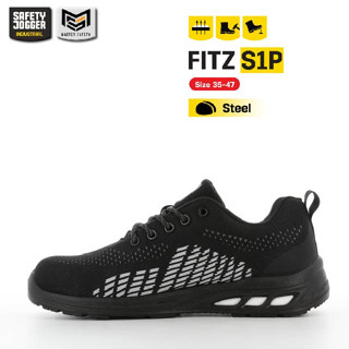 [รับประกัน เดือน] Safety Jogger รุ่น FITZ S1P รองเท้าเซฟตี้หุ้มข้อ หัวเหล็ก พื้นกันทะลุ พื้นกันน้ำมัน ระบายอากาศ ESD