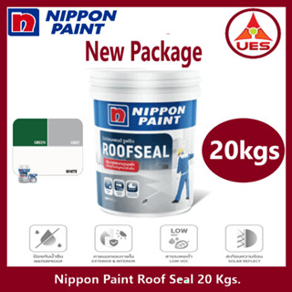 Nippon Paint  Roof seal อะคริ่ลิคกันรั่วซึมสำหรับดาดฟ้า หลังคา นิปปอนเพ้นต์ รู๊ฟซีล 20 กก.