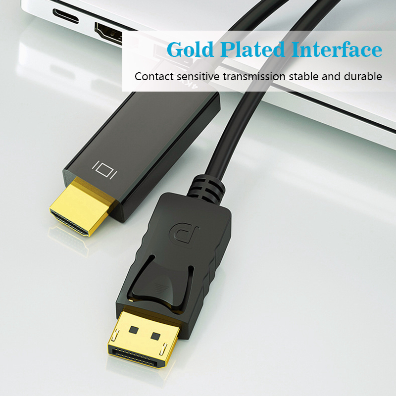 สายแปลง Displayport DP TO HD สายเคเบิล ภาพชัด สายแปลงDP TO HD สำหรับ PC/TV/Projector/laptop/Display/Monitor - รูปที่ 7
