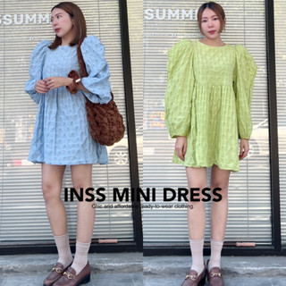 R71- INSS Mini Dress มินิเดรสผ้าย่น