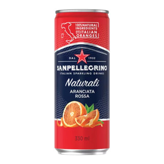 ซานเพลลีกรีโน น้ำส้มโซดา รอสซ่า 330 มล - San Pellegrino Aranciata Rossa Fruit Beverage 330ml