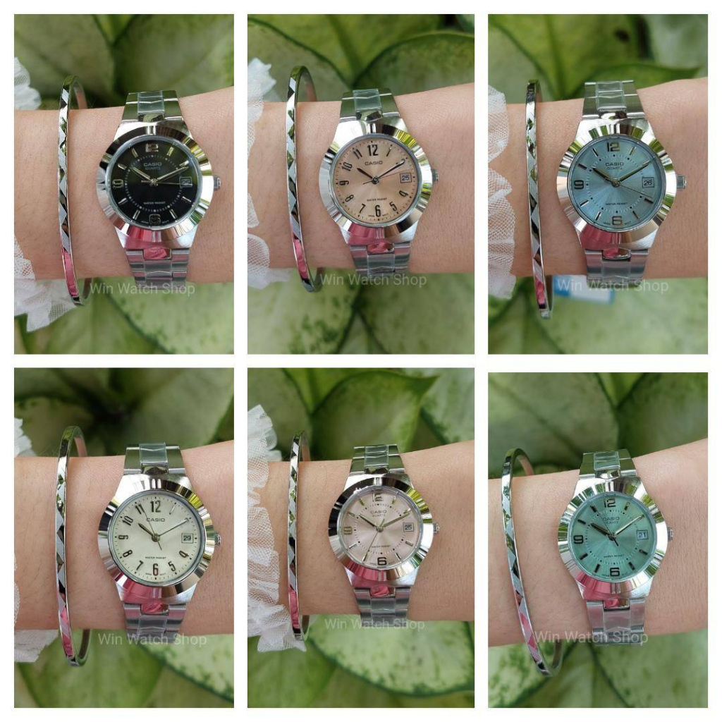 นาฬิกา Casio รุ่น LTP-1241D  นาฬิกาข้อมือผู้หญิง สายสแตนเลส - ของแท้ 100% รับประกันสินค้า 1 ปีเต็ม